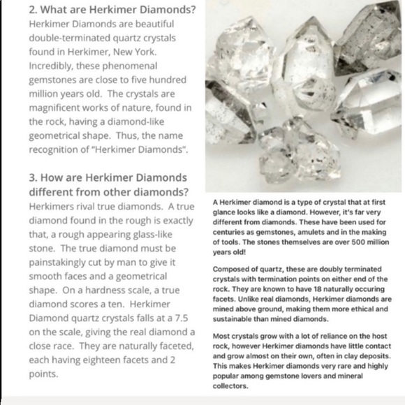 Genuine Herkimer diamond & blue tiger eye gemstones bead boho crystal bracelet - Picture 14 of 16